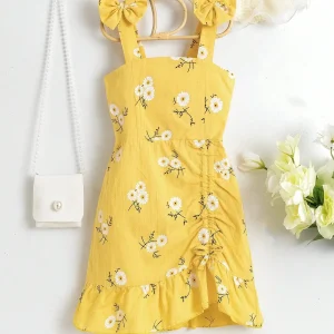 Girls' Floral Summer Outfit